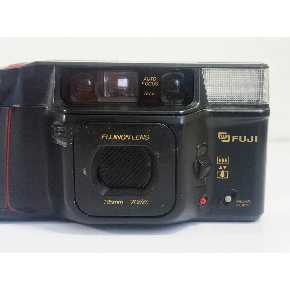 Fuji DL-400‎ TELE QD 35mm Point & Shoot Film Camera NOT TESTED